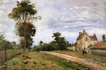  70 Art - la maison de monsieur musy louveciennes 1870 Camille Pissarro